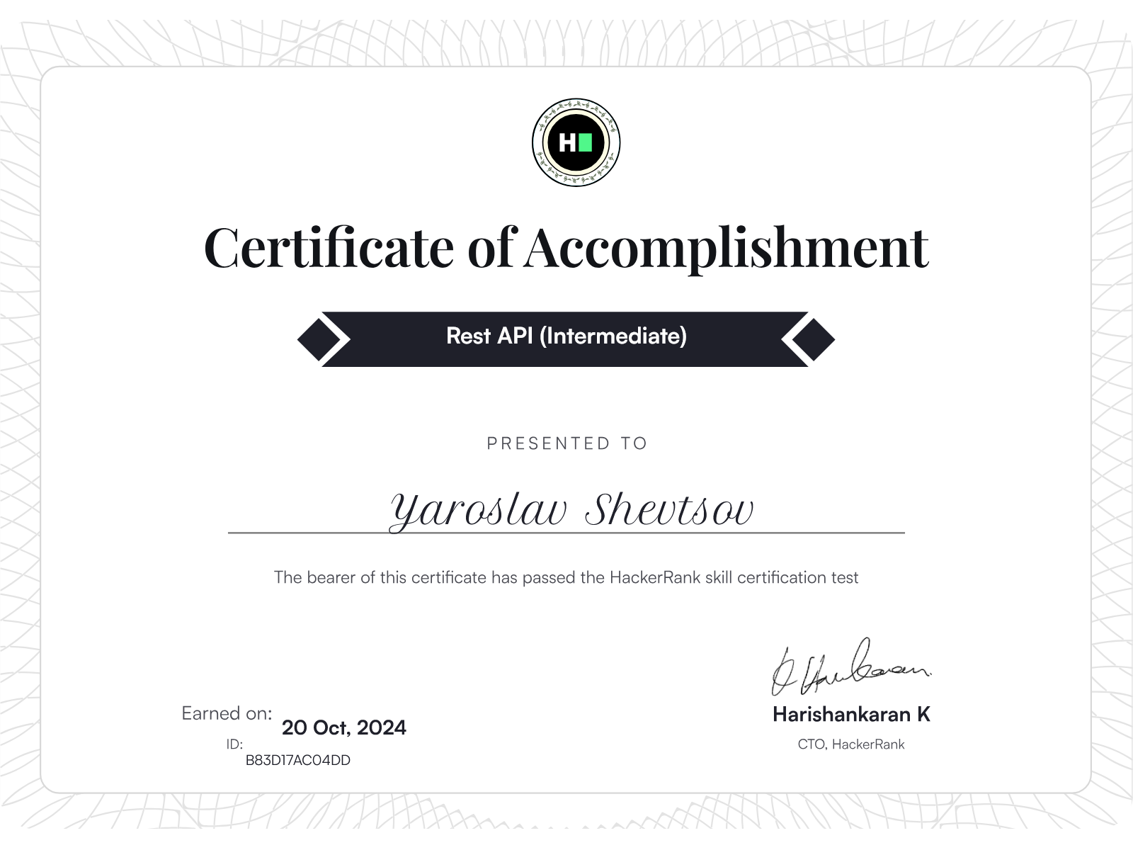 REST API (Intermediate)